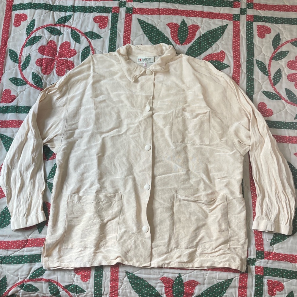 Cream chore jacket